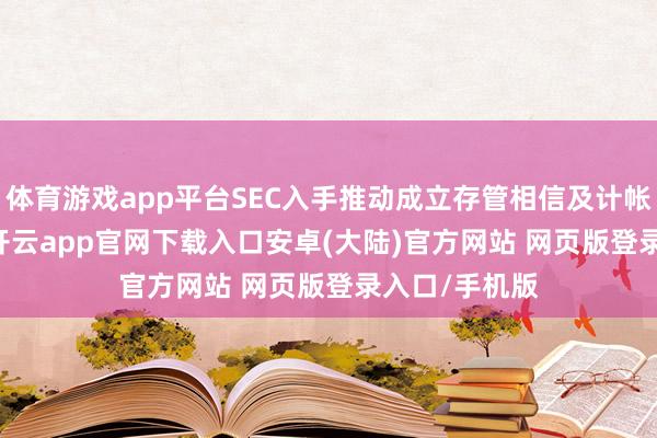 体育游戏app平台SEC入手推动成立存管相信及计帐公司(DTC)-开云app官网下载入口安卓(大陆)官方网站 网页版登录入口/手机版