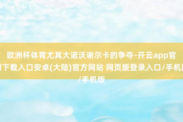 欧洲杯体育尤其大诺沃谢尔卡的争夺-开云app官网下载入口安卓(大陆)官方网站 网页版登录入口/手机版